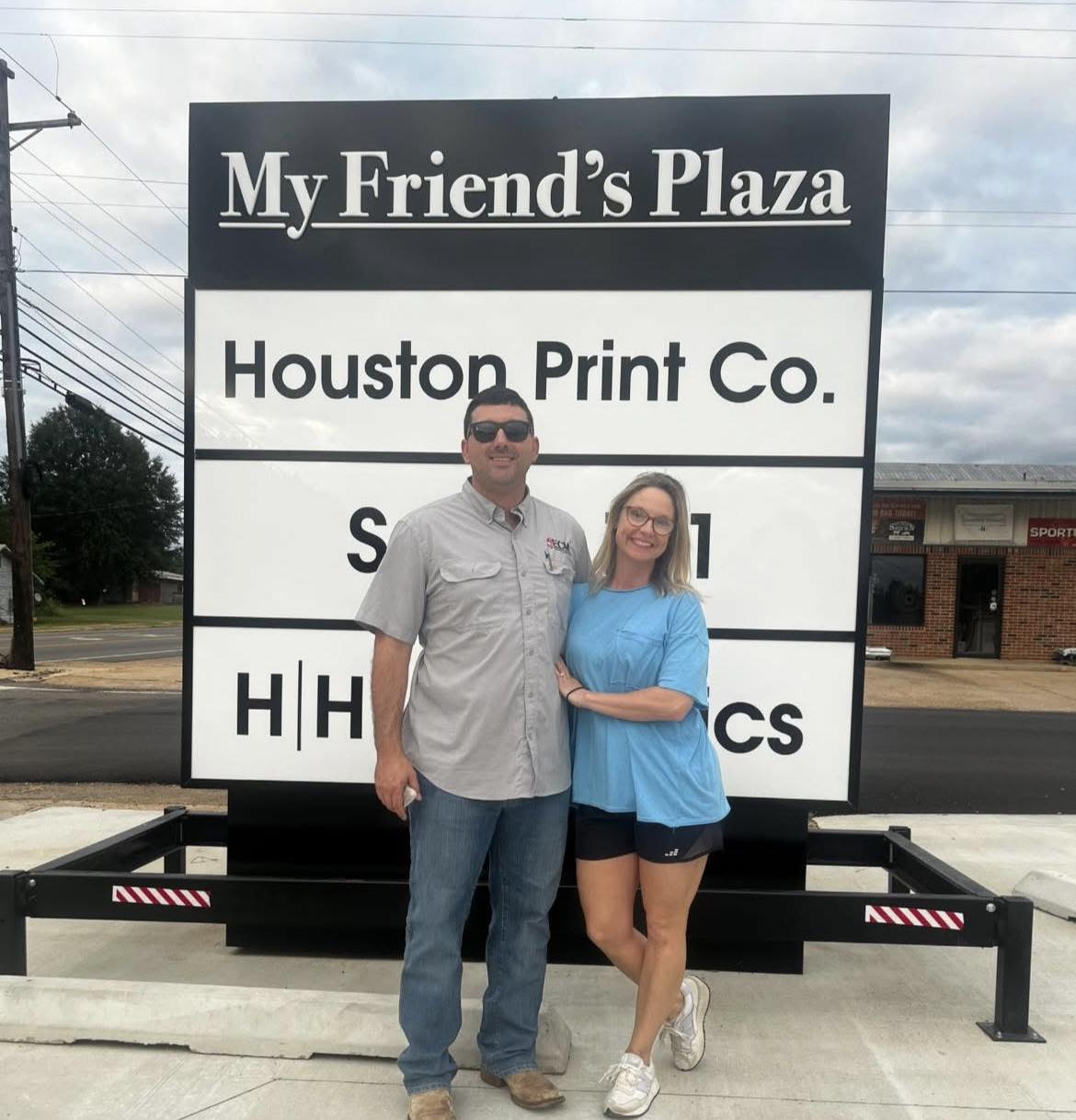 Houston Print Co storefront in North Mississippi showcasing professional print shop operations